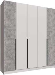 Распашной шкаф Мадрид 2.0, Белый, Ателье светлое Распашной шкаф Мадрид 2.0, Белый, Ателье светлое