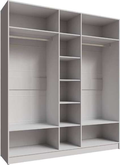 Распашной шкаф Мадрид 2.0, Белый, Ателье светлое Распашной шкаф Мадрид 2.0, Белый, Ателье светлое