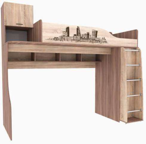 Кровать-чердак 80х186 Орион ТЭКС