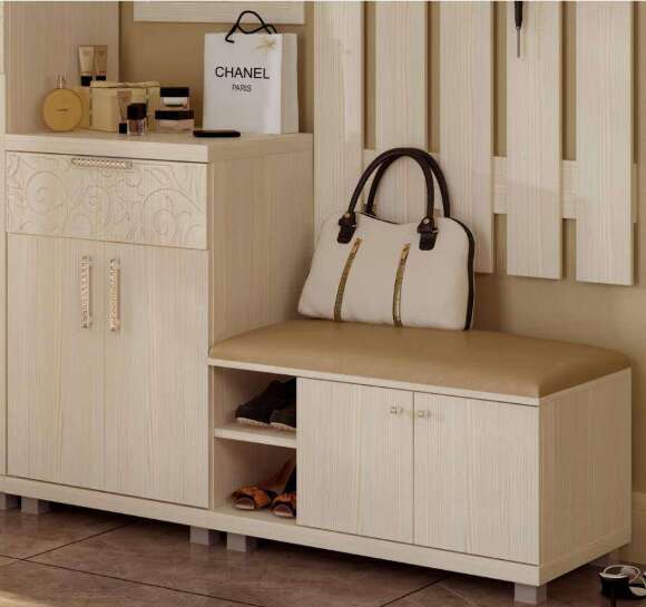 Тумба для обуви с мягким сиденьем Ирис 34