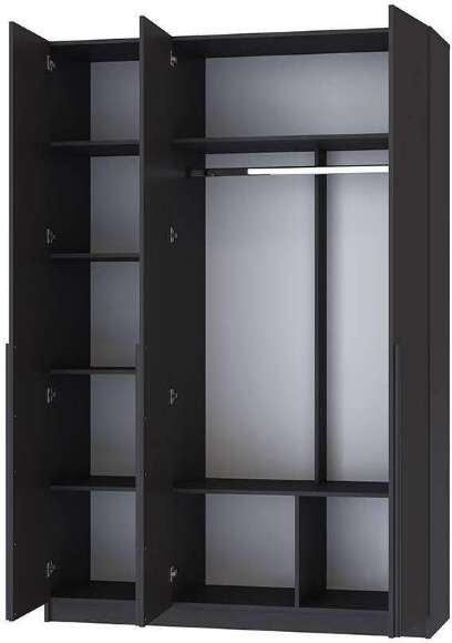 Шкаф трехстворчатый Феникс, графит Шкаф трехстворчатый Феникс, графит