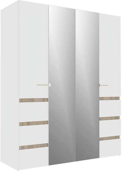 Шкаф 4-х створчатый Анона 8, белый