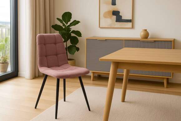 Стул Агат (2 шт), Пудра Стул Агат (2 шт), Пудра