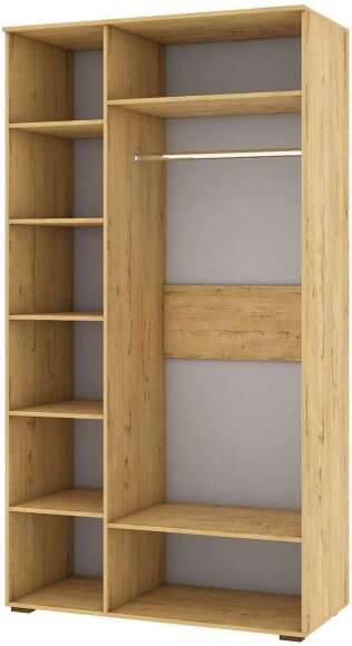 Бруно Шкаф трехдверный Дуб Вотан / Серый графит Бруно Шкаф трехдверный Дуб Вотан / Серый графит