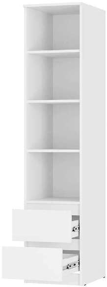 Шкаф-стеллаж Симпл ПН-18 (БТС) Белый