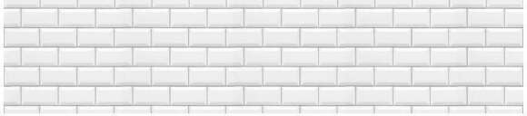 Стеновая панель с фотопечатью белая плитка