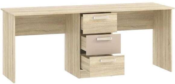 НМ 041.37 стол письменный Акварель Дуб Сонома/Капучино НМ 041.37 стол письменный Акварель Дуб Сонома/Капучино