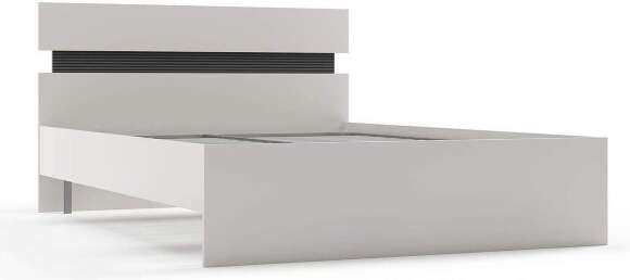 Сити 72 кровать с орт. основанием Белая Аляска / Черный Сити 72 кровать с орт. основанием Белая Аляска / Черный