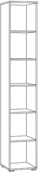 Шкаф-витрина 16.394.03 Остин Белый шагрень, Дуб Золотой Шкаф-витрина 16.394.03 Остин Белый шагрень, Дуб Золотой