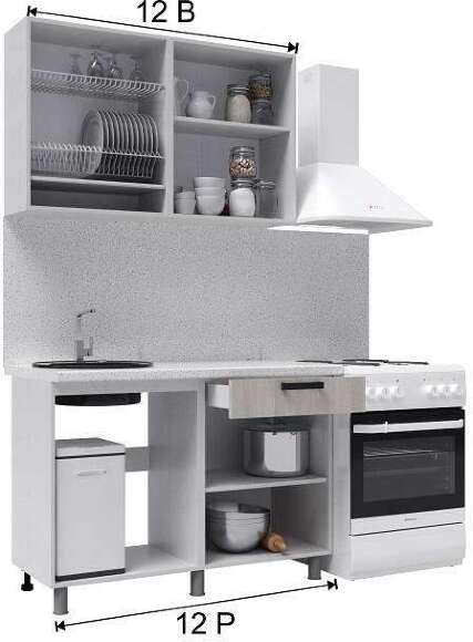 Кухня Тоскана, 1,2м