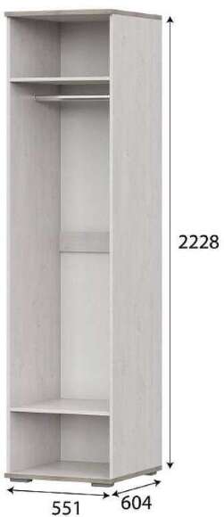Шкаф для одежды Александрия ШК-204