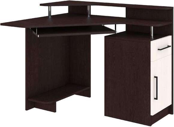 Интел-5 стол компьютерный Бодега Темный / Светлый