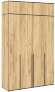 Шкаф 4-створчатый с антресолью Норд (Дуб крафт)