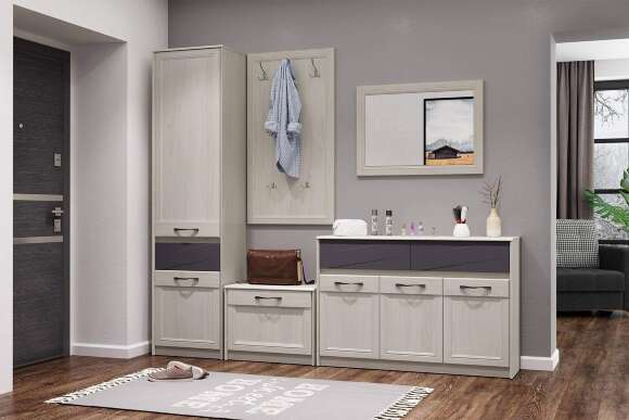 Комод Лиана 45.11, Ясень анкор светлый