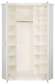Ливерпуль Шкаф для одежды 13.124.01 Белый/Ясень ваниль