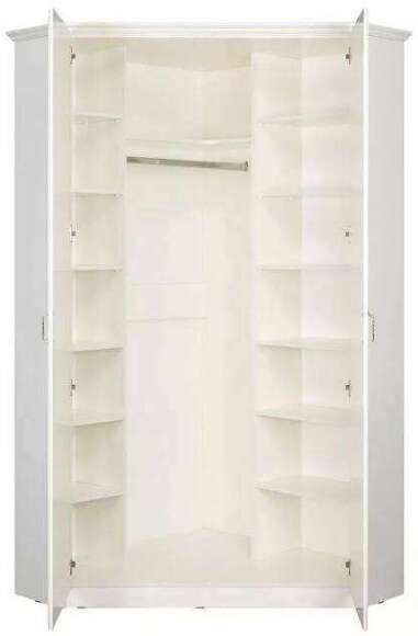 Ливерпуль Шкаф для одежды 13.124.01 Белый/Ясень ваниль