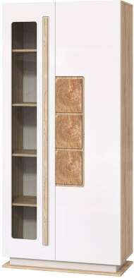 Шкаф Дора 30.02-02, Дуб Сонома, Белый