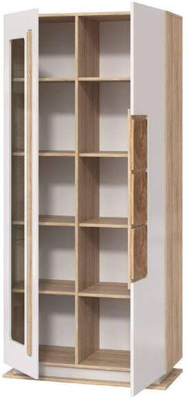 Шкаф Дора 30.02-02, Дуб Сонома, Белый