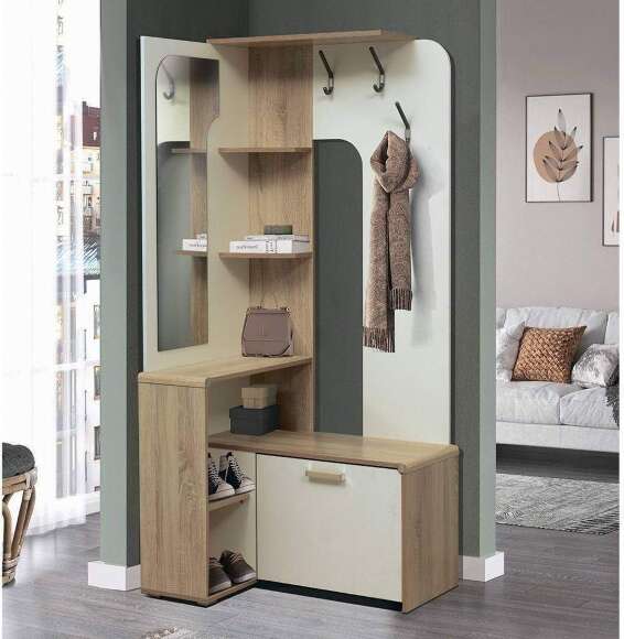 Вешалка напольная Антре, Дуб сонома Вешалка напольная Антре, Дуб сонома