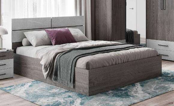 Кровать 160х200 Теана с подъемным механизмом (ТЭКС) Ясень Анкор темный Кровать 160х200 Теана с подъемным механизмом (ТЭКС) Ясень Анкор темный