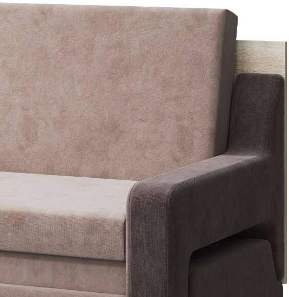 Диван 3в1 со столом Смарт-1 (MLK) Коричневый