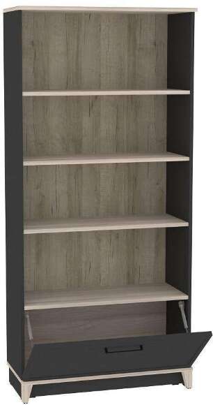 Стеллаж Аурелио 2 (Глазов) Антрацит Стеллаж Аурелио 2 (Глазов) Антрацит