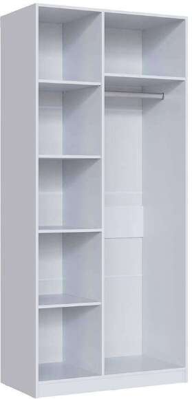 Шкаф 2-х дверный Апполия (ТЭКС) 540 Белый дуб