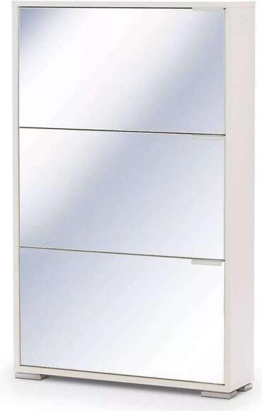 Обувница VIVA 3 Белый/Зеркало