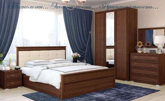 Шкаф трехстворчатый ЛШ-24 Ливорно DOMANI Шкаф трехстворчатый ЛШ-24 Ливорно DOMANI