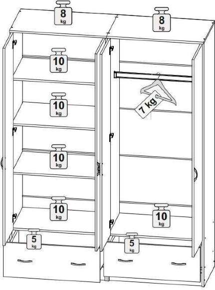Шкаф четырехстворчатый Ронда ШК-4 (Интерьер Центр) Венге