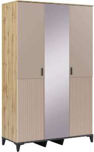 Шкаф 3-створчатый Дюна (Ижмебель) с зеркалом