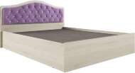 Кровать с настилом ДСП Дели 140х200, дуб молочный/сирень Кровать с настилом ДСП Дели 140х200, дуб молочный/сирень