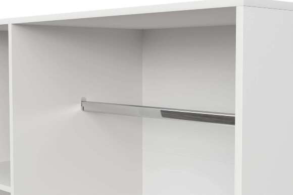 Шкаф трехстворчатый Бали, Белый шагрень Шкаф трехстворчатый Бали, Белый шагрень