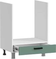 МК Аленушка НД 600 Орешник, Матовая Мята,скоба черный