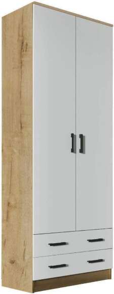 Шкаф Дуэт комбинированный дуб вотан / белый