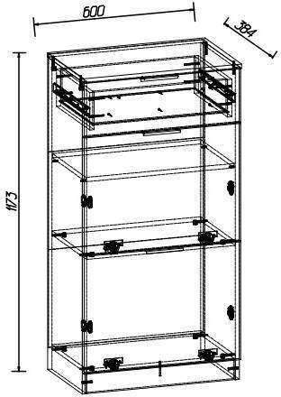 Тумба для обуви Тоскана (MLK)