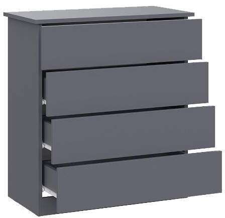 Комод Денвер (Арника) КМ 4 Графит серый