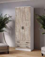 Шкаф двухдверный 800 Лагуна (ТЭКС) Дуб Юкон Шкаф двухдверный 800 Лагуна (ТЭКС) Дуб Юкон