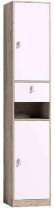 Шкаф-пенал МЦН 8 Комфорт Глазов-мебель (Гаскон Пайн / Белый) Шкаф-пенал МЦН 8 Комфорт Глазов-мебель (Гаскон Пайн / Белый)