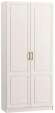 Ливерпуль Шкаф для одежды Белый/Ясень ваниль