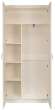Ливерпуль Шкаф для одежды Белый/Ясень ваниль
