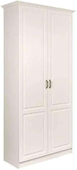 Ливерпуль Шкаф для одежды Белый/Ясень ваниль