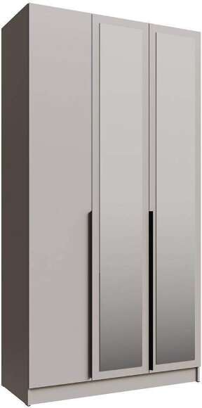 Распашной шкаф с зеркалом Мадрид 1,2, Кашемир Распашной шкаф с зеркалом Мадрид 1,2, Кашемир