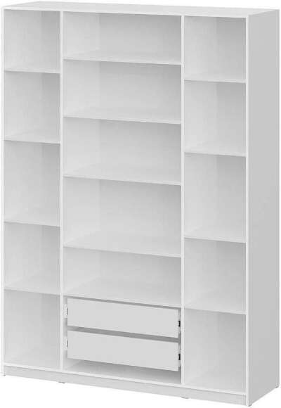 ШК 5 шкаф 1600 + полки 2 комплекта + ящики 1 комплект / Белый