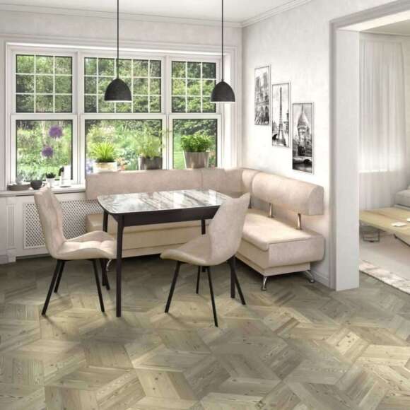 Кухонный уголок Валенсия велюр латте