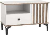 Тумба под ТВ 51.07 Либерти опора h=150мм Белый / Дуб Каньон