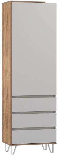 Шкаф комбинированный 58.01 Гавана Кейптаун / Серый Шкаф комбинированный 58.01 Гавана Кейптаун / Серый