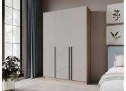 Шкаф трехстворчатый Феникс, кашемир/шимо темный