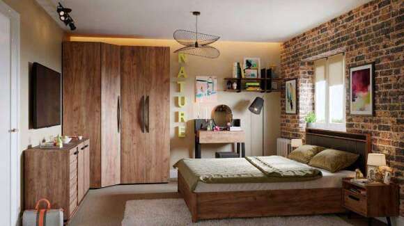 Шкаф двухдверный NATURE 54 (без зеркал) Глазов-мебель