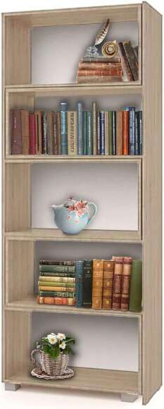 Стеллаж СТ-1 (Вентал) дуб сонома